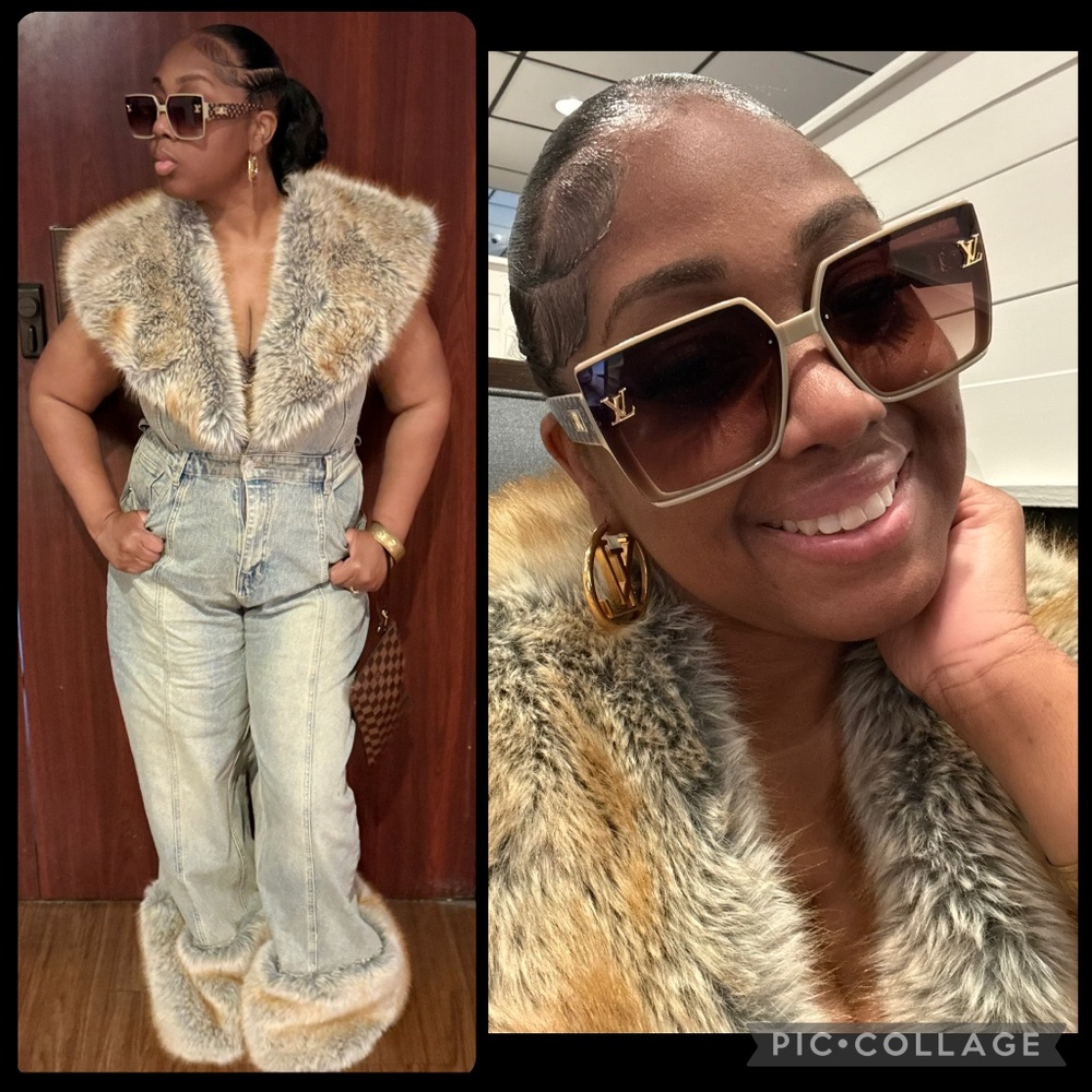 Fly fur jumpsuit AKIRA